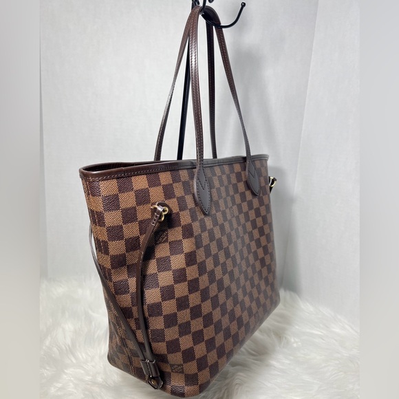 LV Neverfull Mm Damier Ebene Tote Bag - Picture 6 of 17
